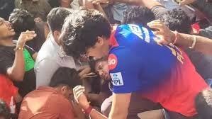 Stampede during tragedy at RCB Victory Parade outside Chinnaswamy Stadium